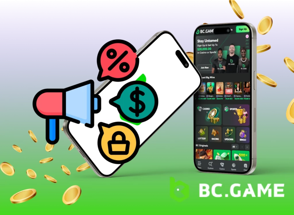 How to get BC Game free bonus in Italy