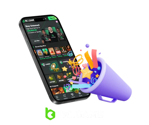 BC Game App for iPhone