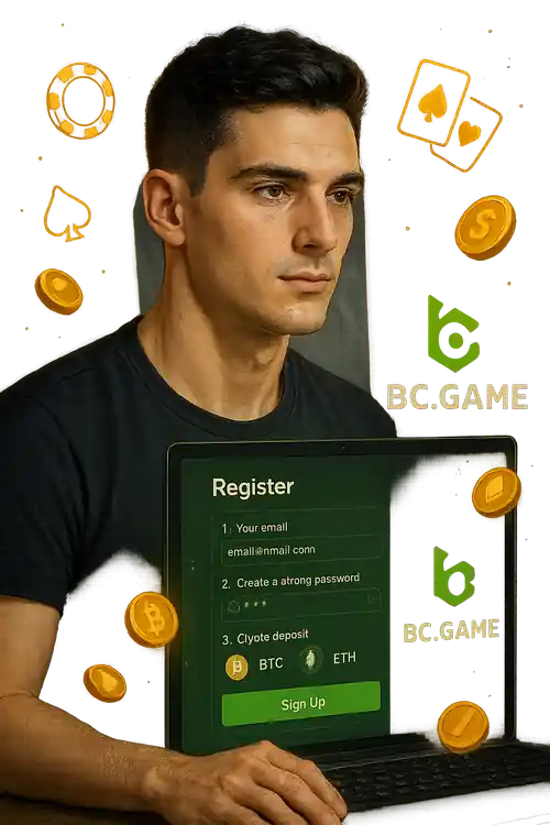 Come Registrarsi su BC.GAME: Guida Passo Passo