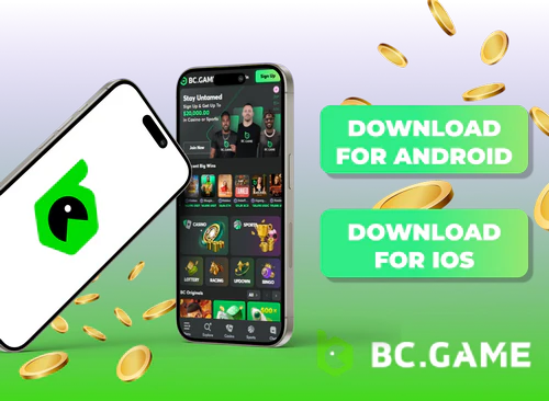 Download BC.Game app in Italy both for Andriod and iOS